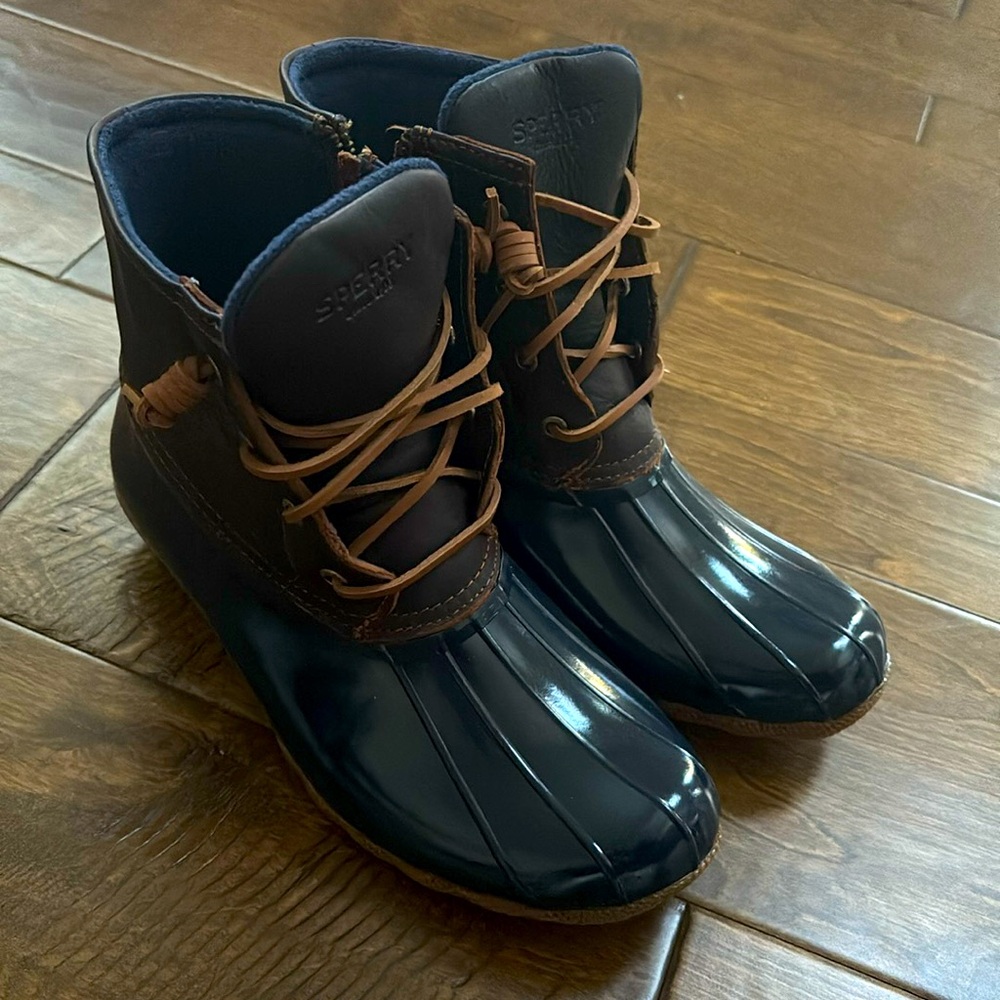 Sperry Saltwater duck boots - barely worn